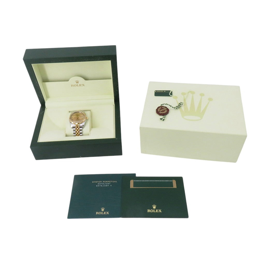 ROLEX Datejust W36mm Stainless Steel K18YG Champagne Dial116233