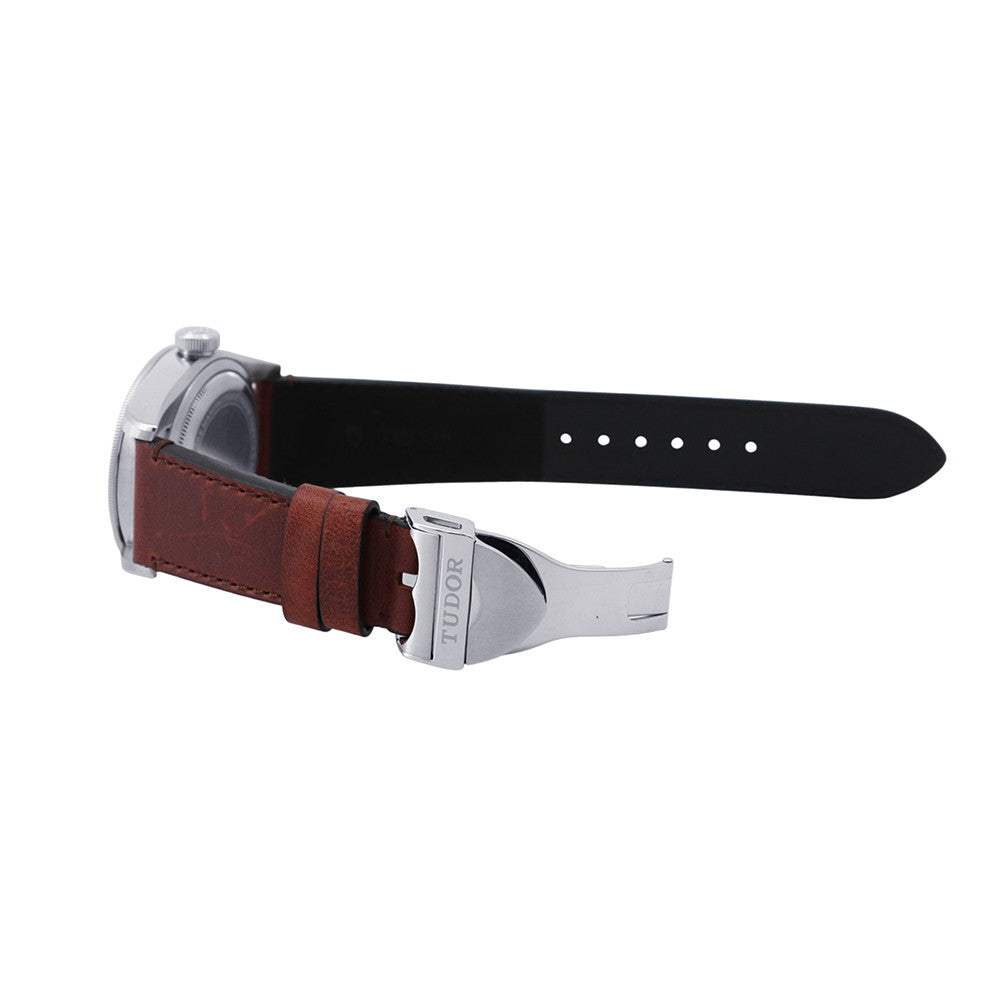 TUDOR Black Bay GMT W41mm Stainless Steel Leather Black Dial79830RB