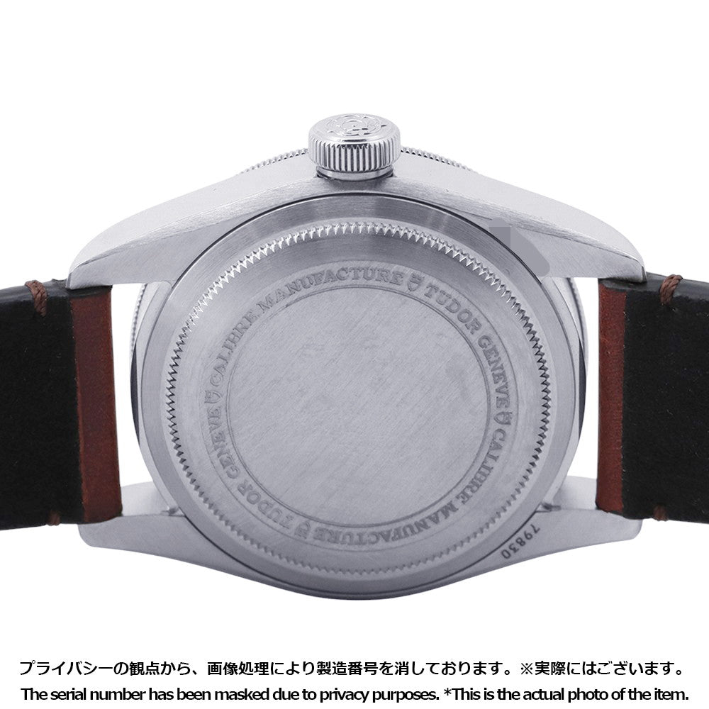 TUDOR Black Bay GMT W41mm Stainless Steel Leather Black Dial79830RB
