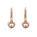 Chopard Happy Diamond Icon Earrings839007-5001 18K Pink Gold