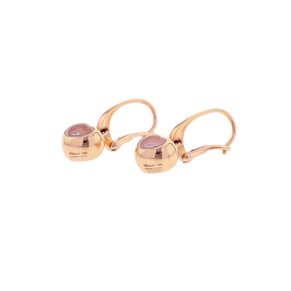 Chopard Happy Diamond Icon Earrings839007-5001 18K Pink Gold