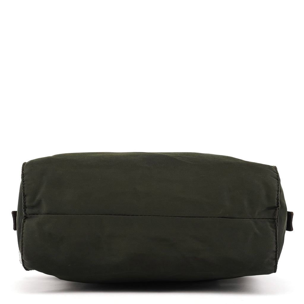 1995 Green Tessuto Nappa Nylon Tote Bag