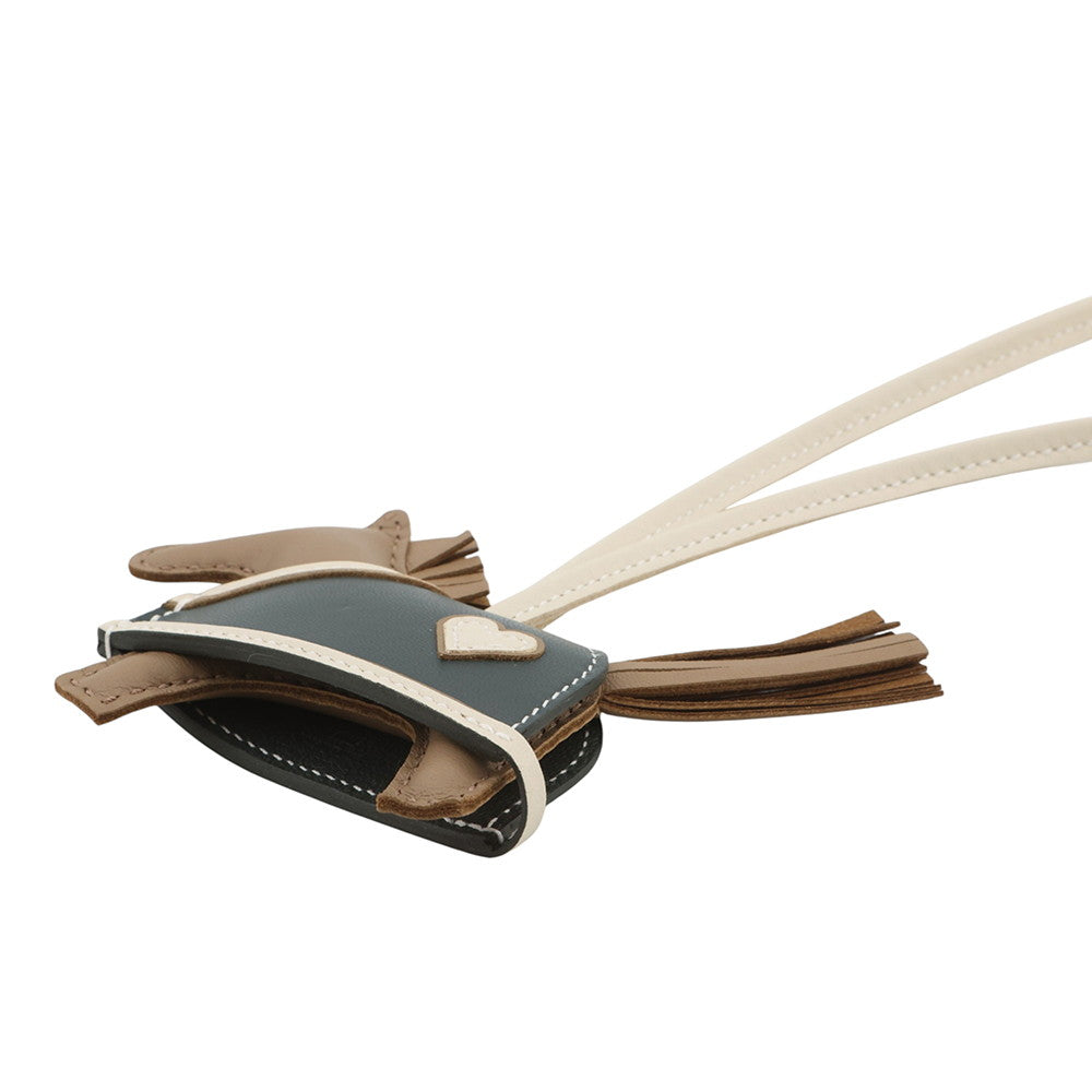 HERMES Rodeo Loveo Cool Beige Marfa/Craie/Vert Mangrove Lambskin