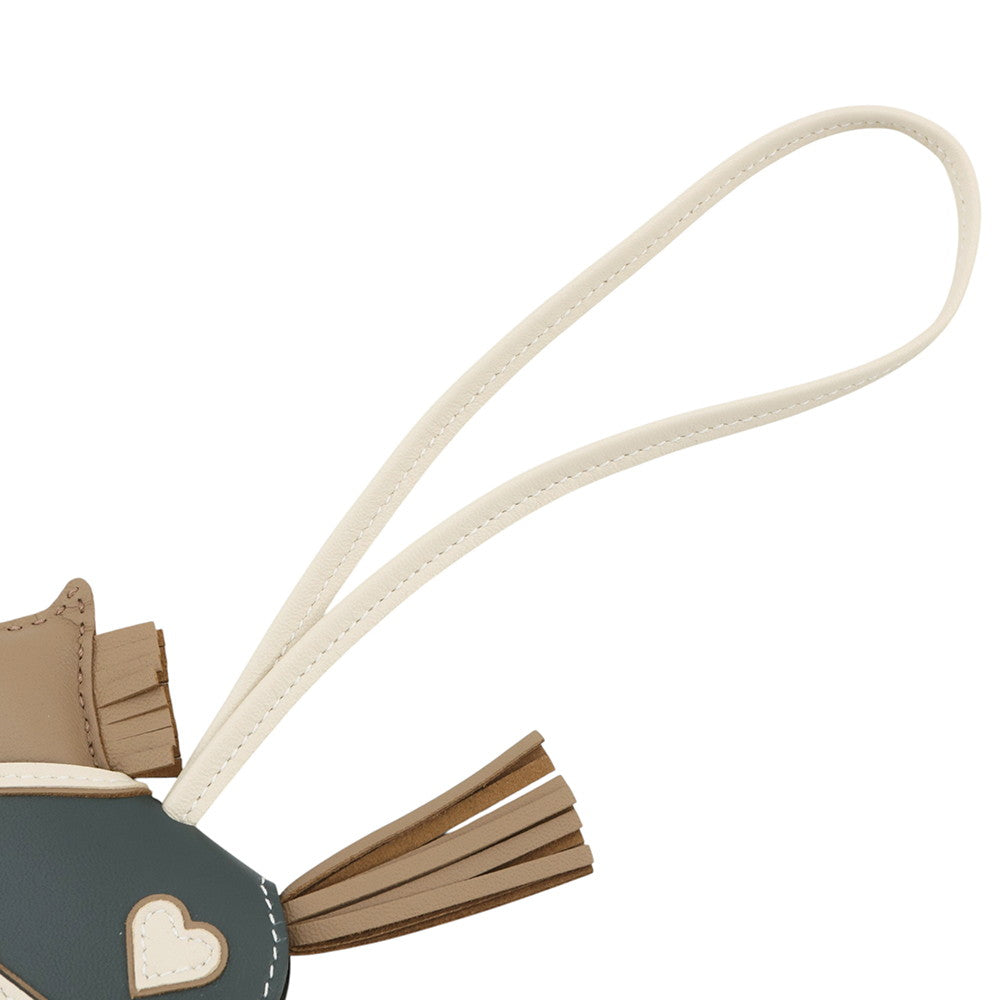 HERMES Rodeo Loveo Cool Beige Marfa/Craie/Vert Mangrove Lambskin