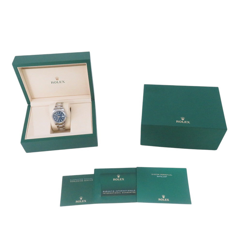 ROLEX Datejust W36mm Stainless Steel Bright Blue Dial126200
