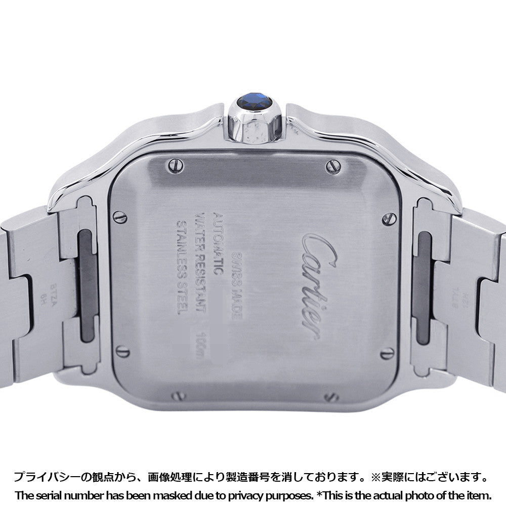 CARTIER Santos de Cartier LM H47.5mm×W39.8mm Stainless Steel Blue DialWSSA0013