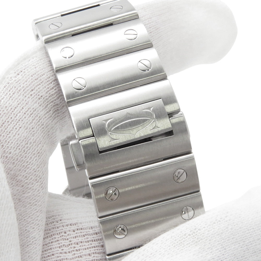CARTIER Santos de Cartier LM H47.5mm×W39.8mm Stainless Steel Blue DialWSSA0013