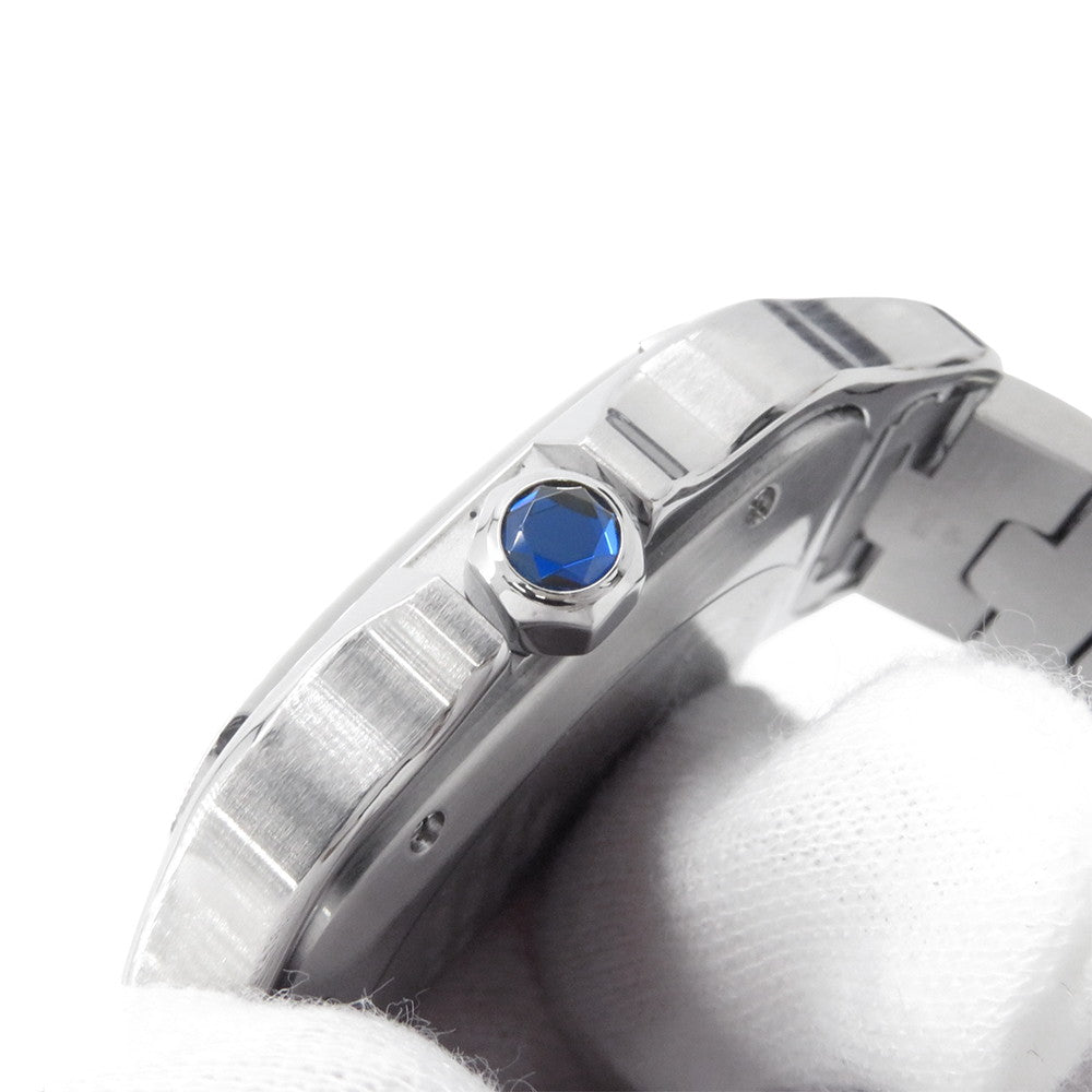 CARTIER Santos de Cartier LM H47.5mm×W39.8mm Stainless Steel Blue DialWSSA0013