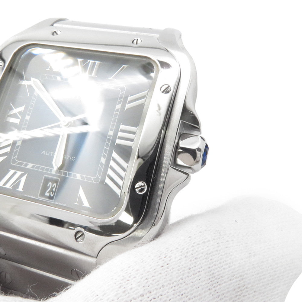CARTIER Santos de Cartier LM H47.5mm×W39.8mm Stainless Steel Blue DialWSSA0013