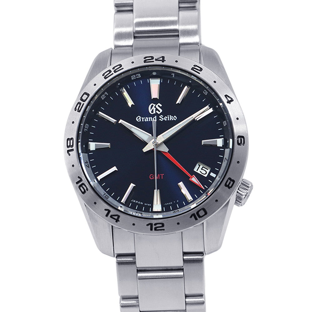 SEIKO Grand Seiko Sports Collection GMT W39mm Stainless Steel Navy DialSBGN029