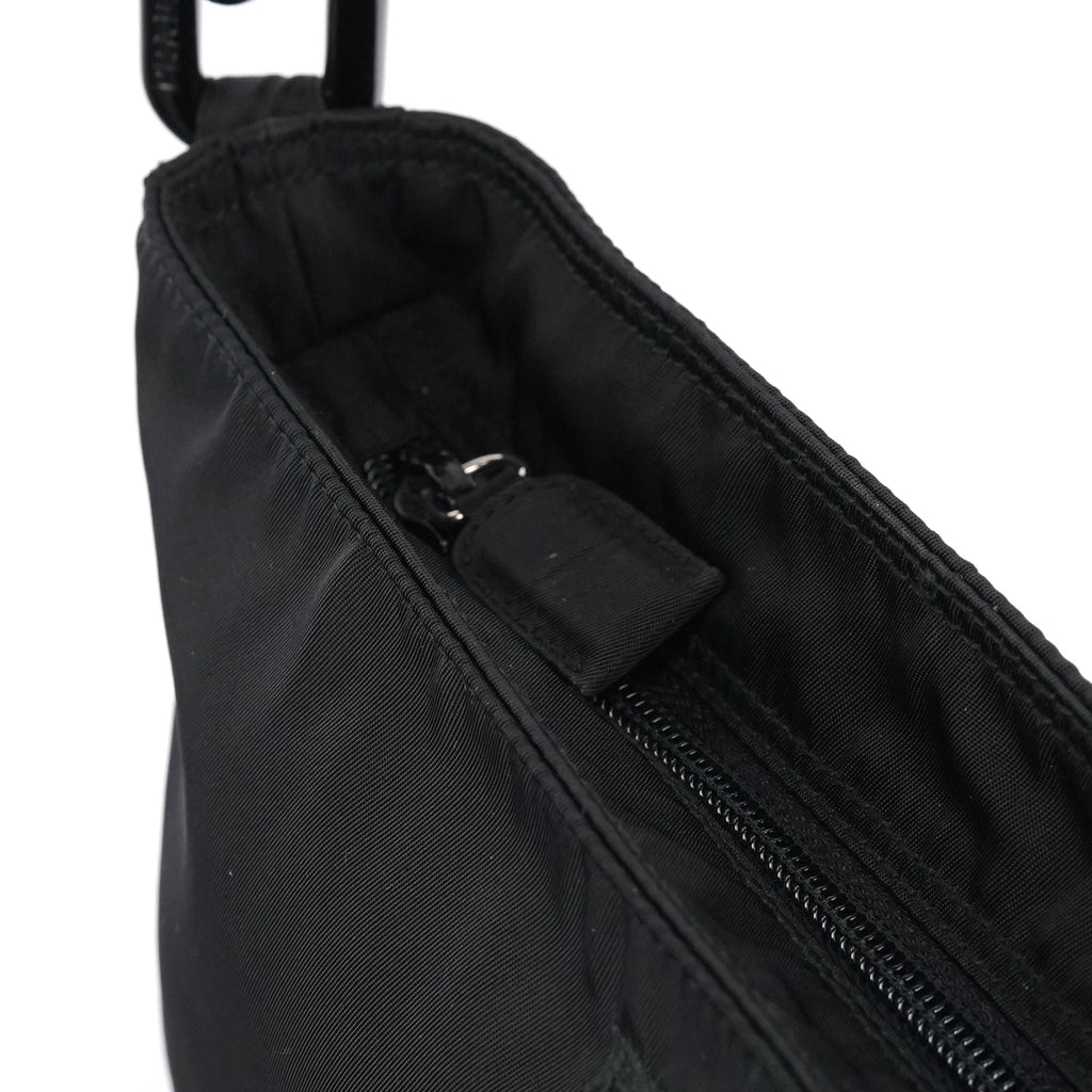 1996 Black Tessuto Swing Nylon Chain Shoulder Bag