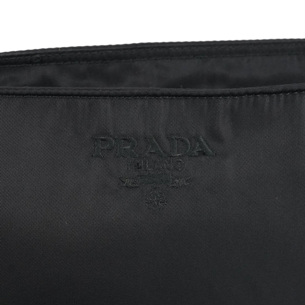 1996 Black Tessuto Swing Nylon Chain Shoulder Bag