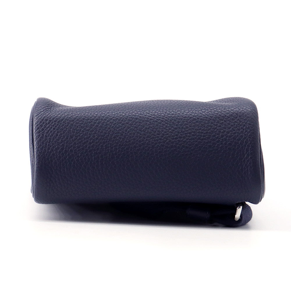 HERMES Kelly Akkad Blue Nuit Togo Leather Size PM