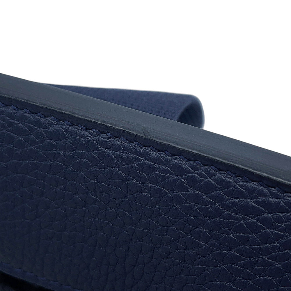 HERMES Kelly Akkad Blue Nuit Togo Leather Size PM