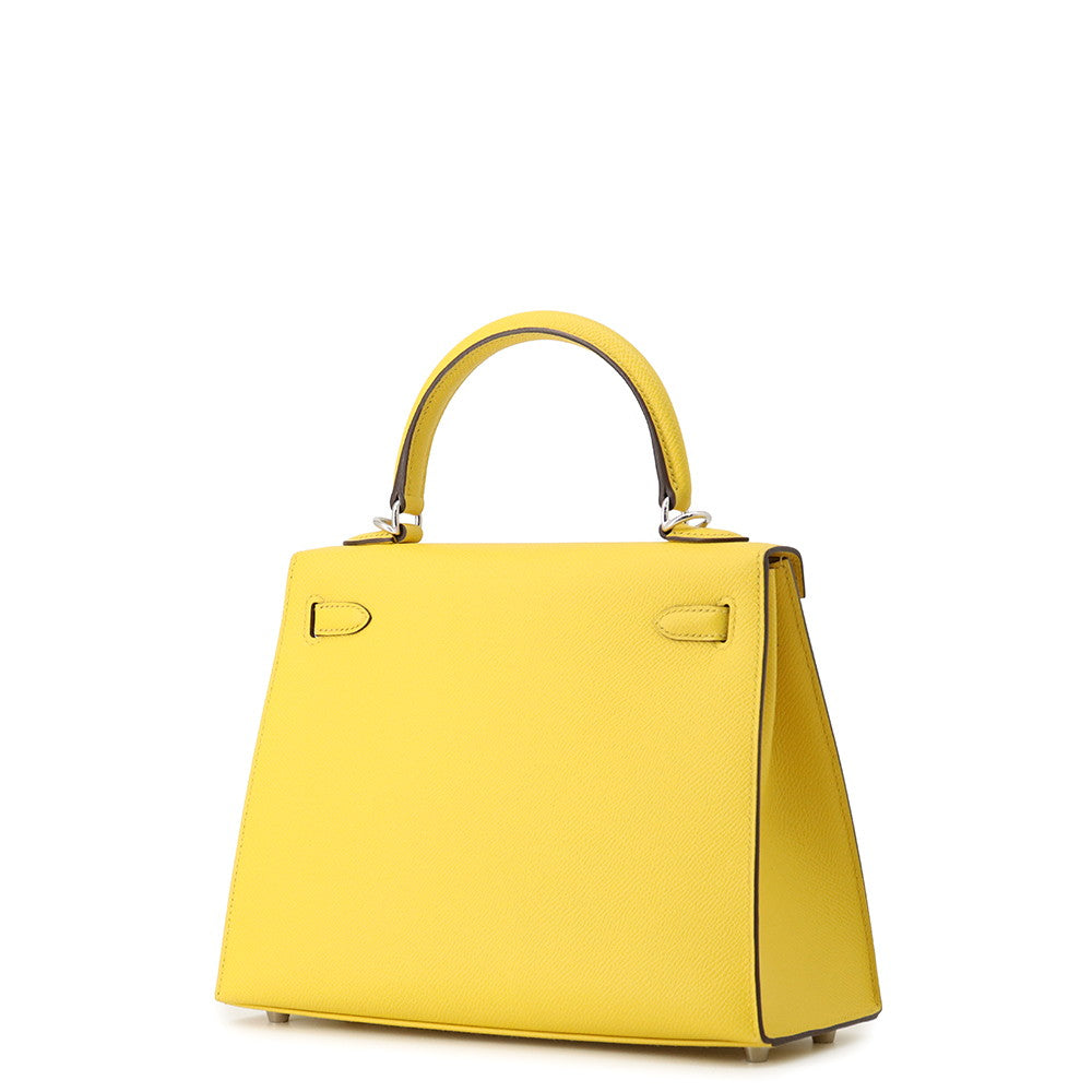 HERMES Kelly Sellier Jaune de Naples Epsom Size 25