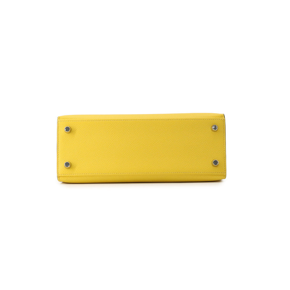 HERMES Kelly Sellier Jaune de Naples Epsom Size 25