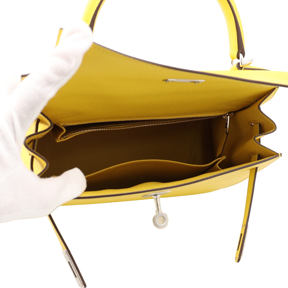 HERMES Kelly Sellier Jaune de Naples Epsom Size 25
