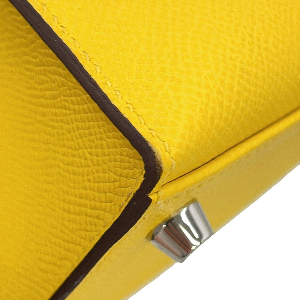 HERMES Kelly Sellier Jaune de Naples Epsom Size 25