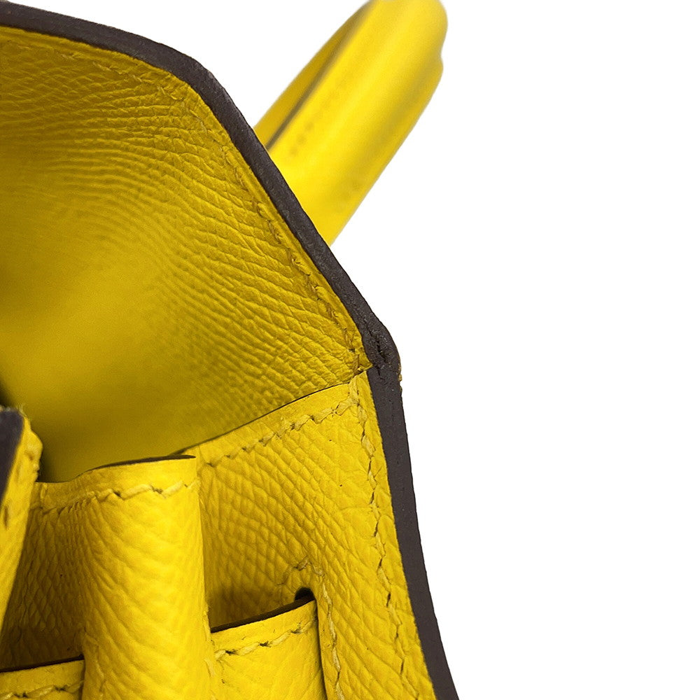 HERMES Kelly Sellier Jaune de Naples Epsom Size 25