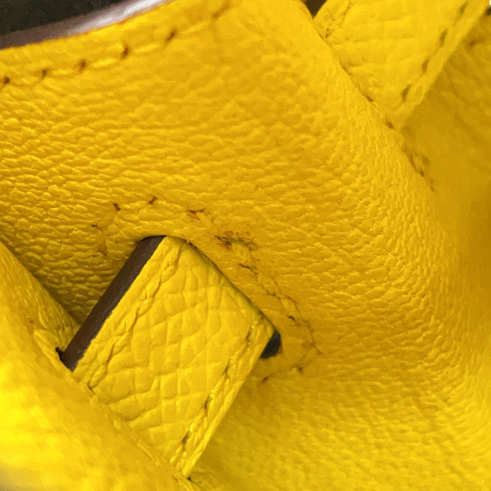 HERMES Kelly Sellier Jaune de Naples Epsom Size 25