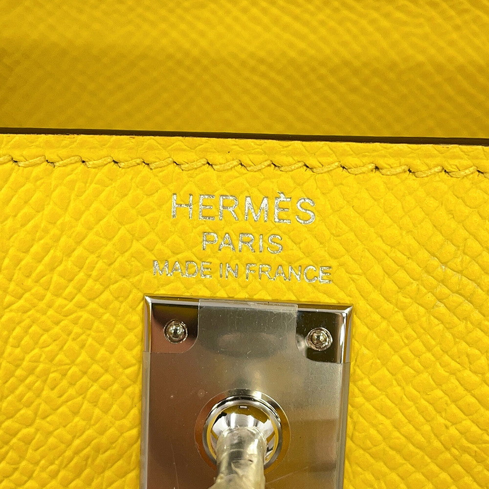 HERMES Kelly Sellier Jaune de Naples Epsom Size 25
