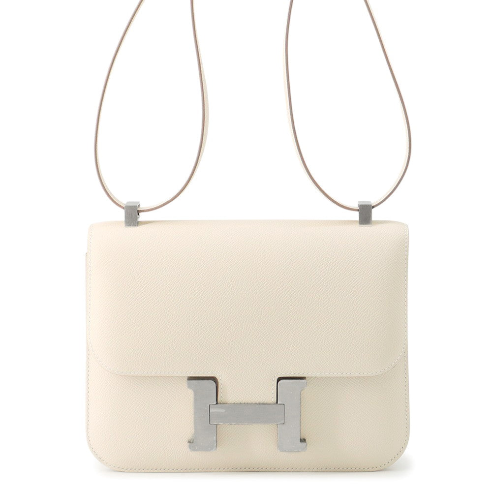 HERMES Constance Miroir Craie Epsom Size 24