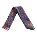 HERMES Twilly Pantin City Blue/Rose/Vert Silk100%