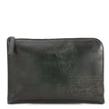 Berluti Clutch Bag Nino Dark GreenNINO_XL-V2 Scrit Calligraphy Size XL