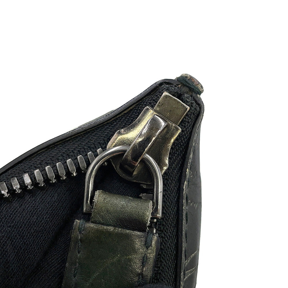 Berluti Clutch Bag Nino Dark GreenNINO_XL-V2 Scrit Calligraphy Size XL