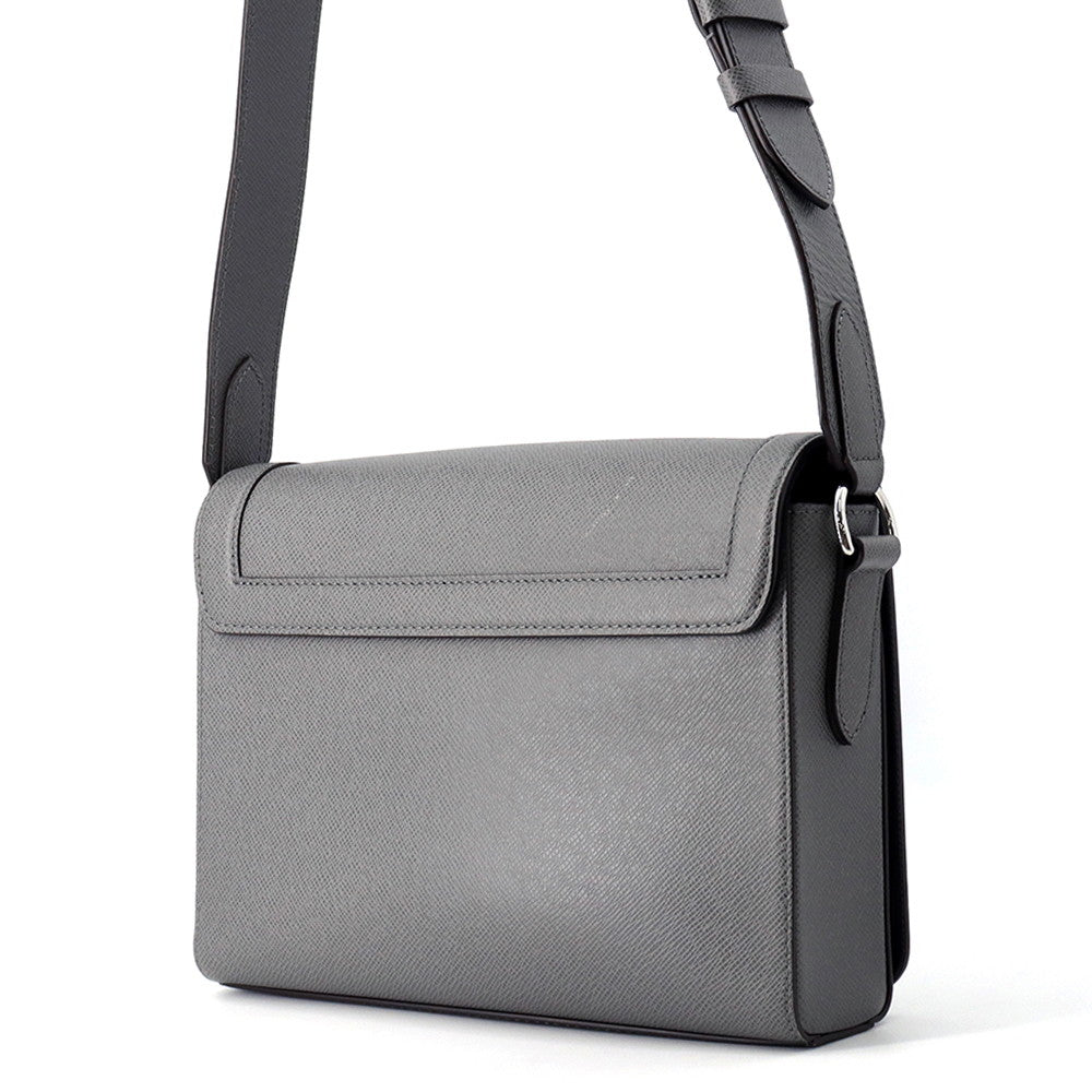 LOUIS VUITTON New Flap Messenger GrisM30808 Taiga Leather