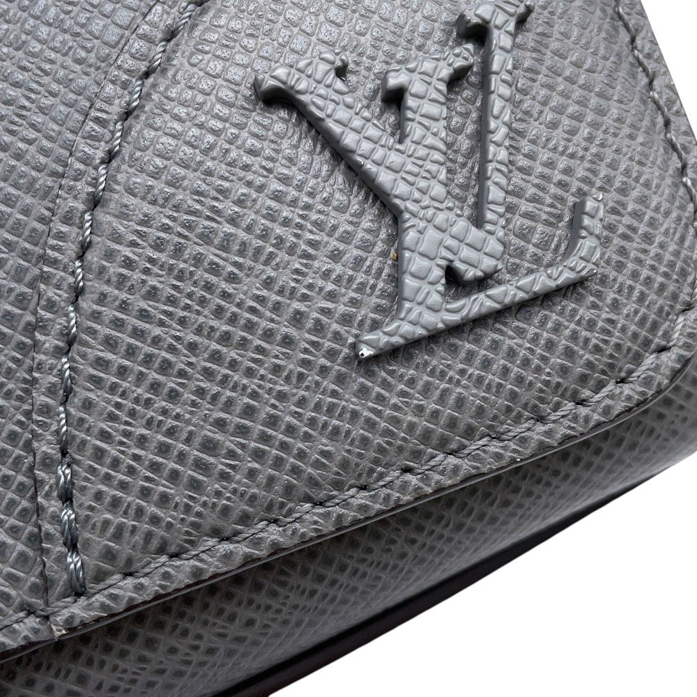 LOUIS VUITTON New Flap Messenger GrisM30808 Taiga Leather