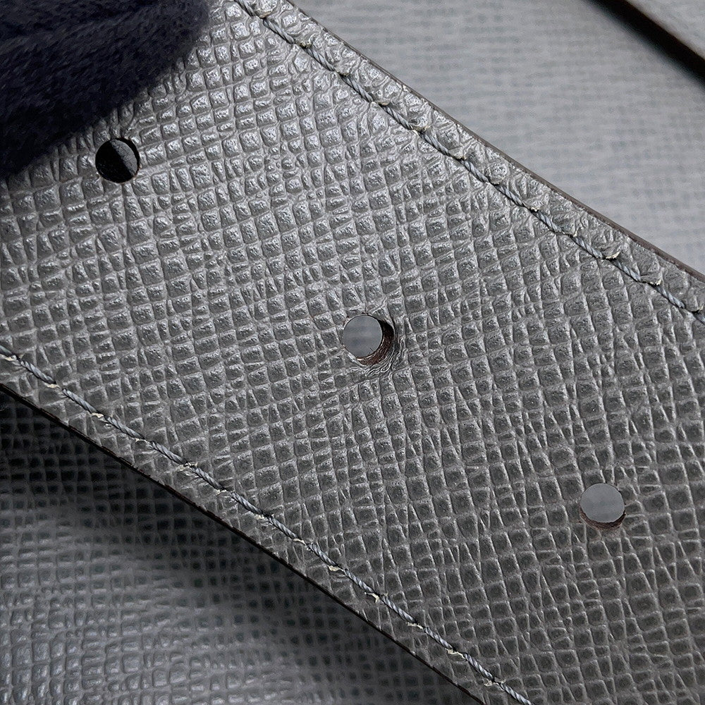 LOUIS VUITTON New Flap Messenger GrisM30808 Taiga Leather