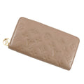 LOUIS VUITTON Zippy Wallet Taupe GreyM81511 Monogram Lamb Leather