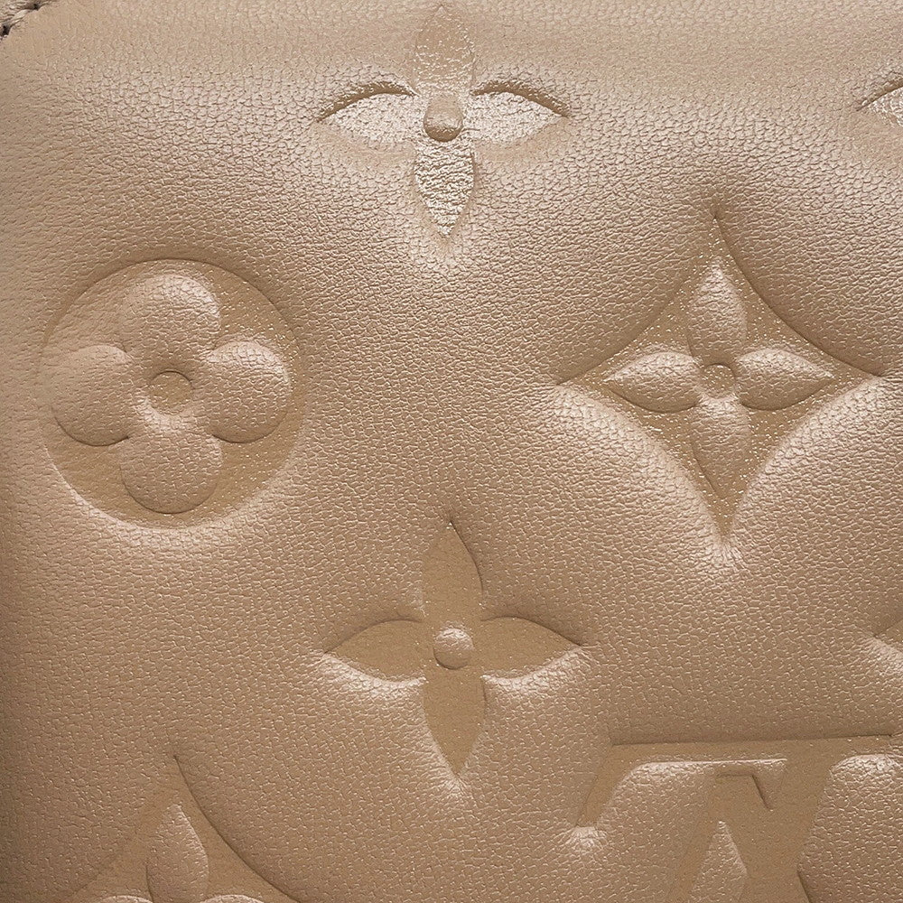 LOUIS VUITTON Zippy Wallet Taupe GreyM81511 Monogram Lamb Leather