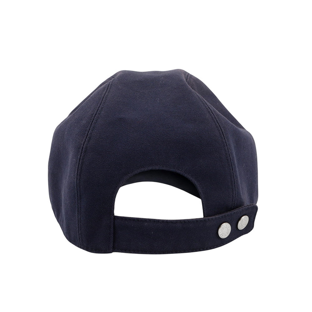 HERMES Cap Davis Sunshine Size 59 Navy Cotton