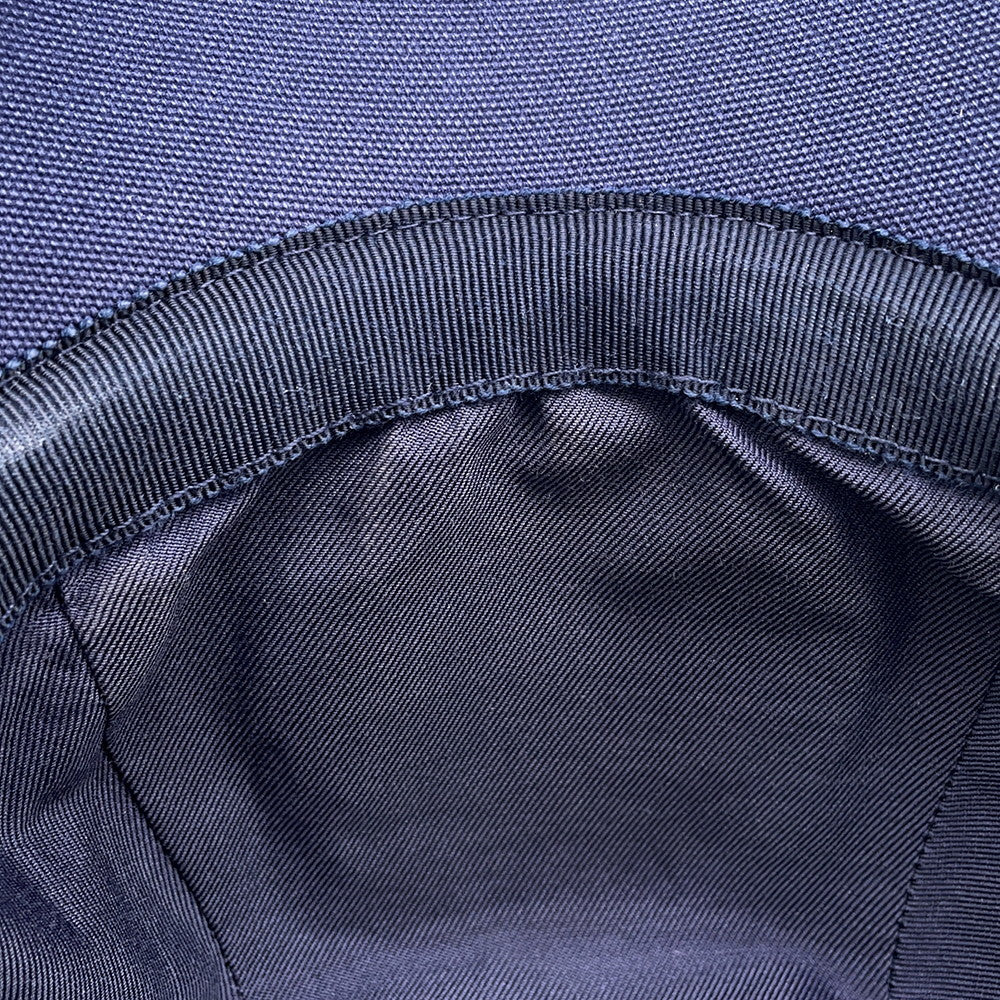 HERMES Cap Davis Sunshine Size 59 Navy Cotton