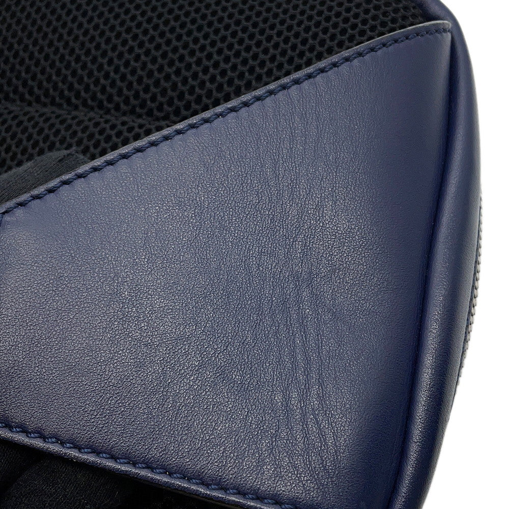 FENDI Monster Bugs Eye Crossbody Bag Navy7VZ033 Nylon Leather