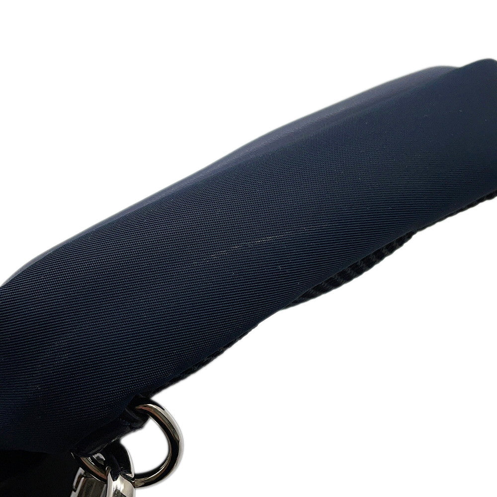 FENDI Monster Bugs Eye Crossbody Bag Navy7VZ033 Nylon Leather