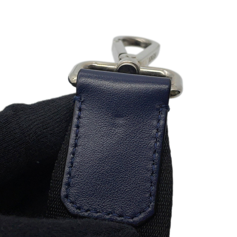 FENDI Monster Bugs Eye Crossbody Bag Navy7VZ033 Nylon Leather