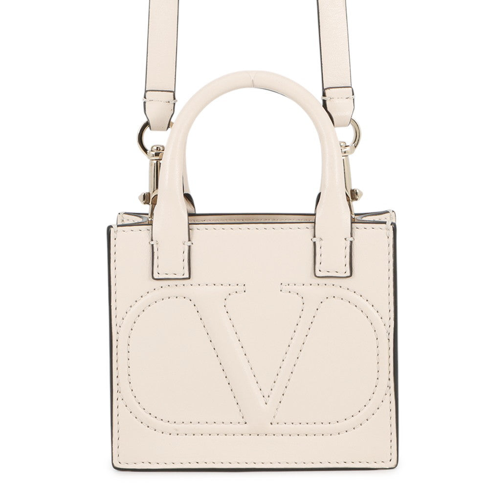 Valentino Garavani V Logo Walk 2WAY Bag Ivory1W5P0U56 Leather Size Mini
