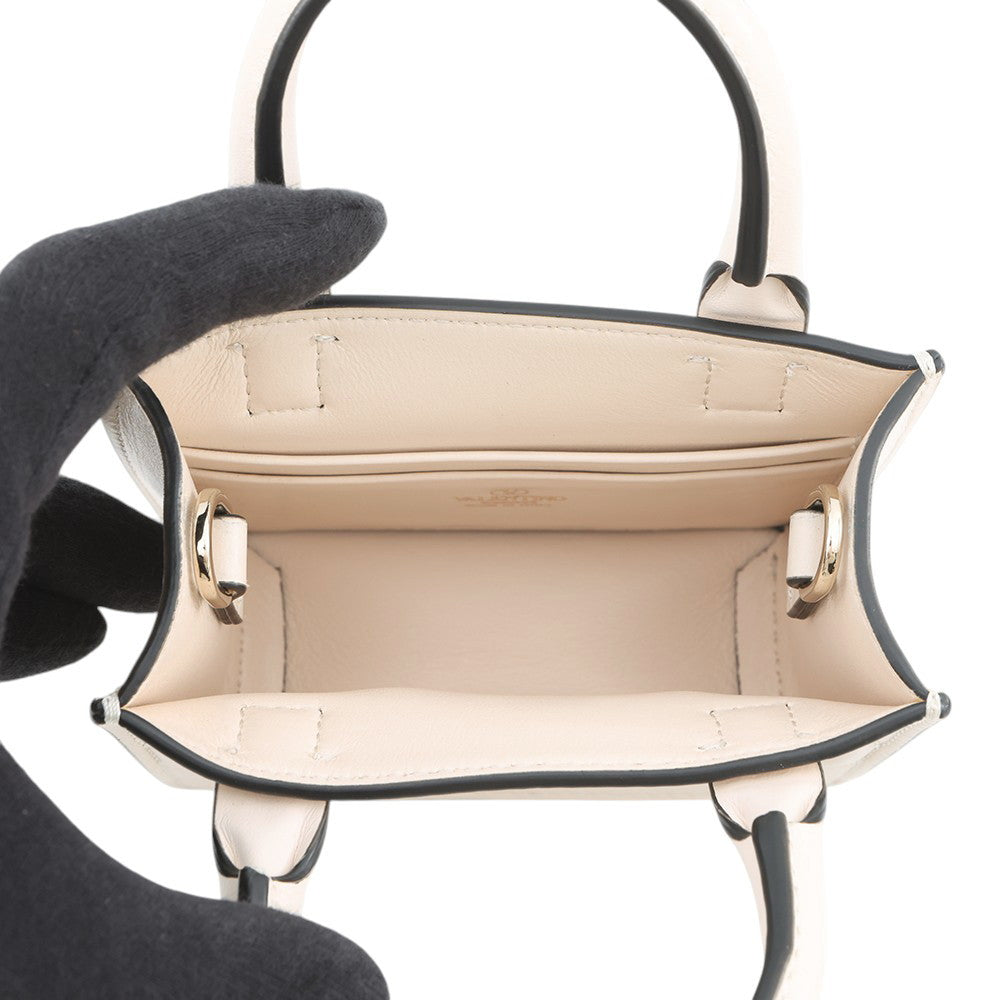 Valentino Garavani V Logo Walk 2WAY Bag Ivory1W5P0U56 Leather Size Mini