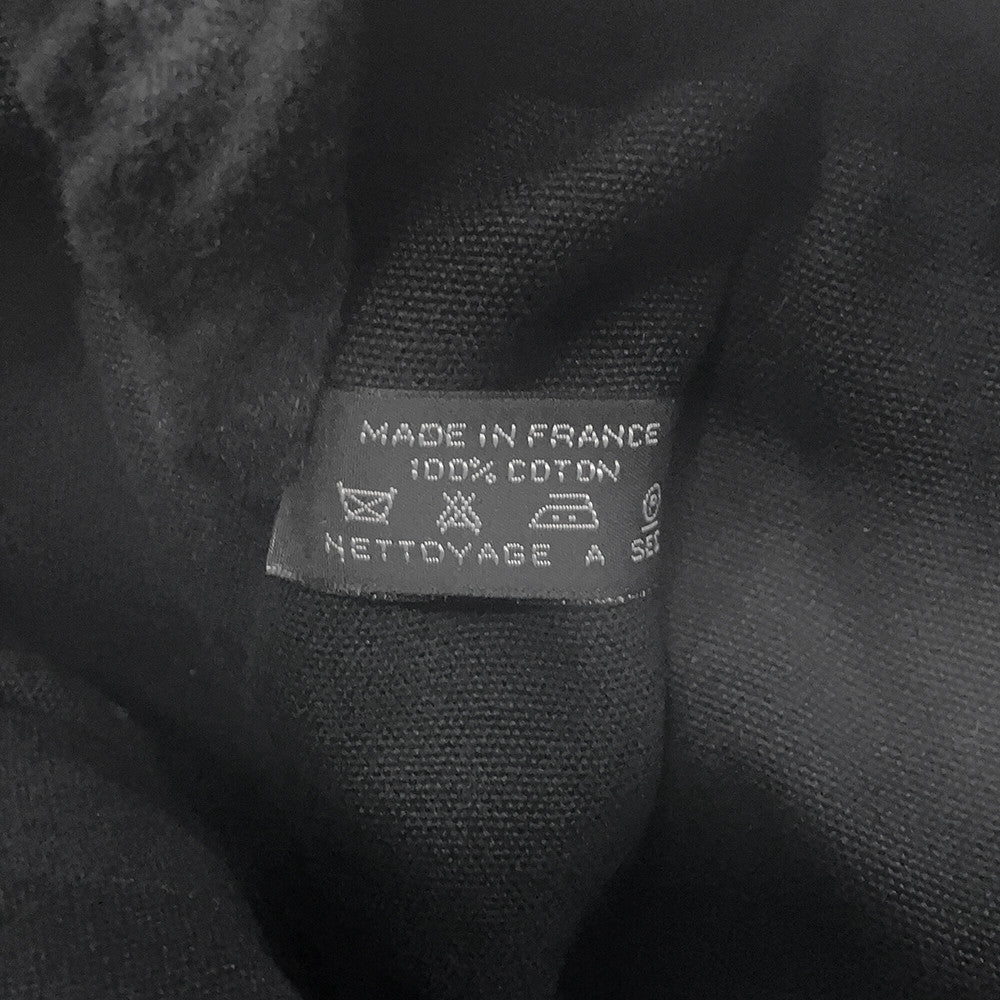 HERMES Fool Toe Black/Gray Canvas Size GM