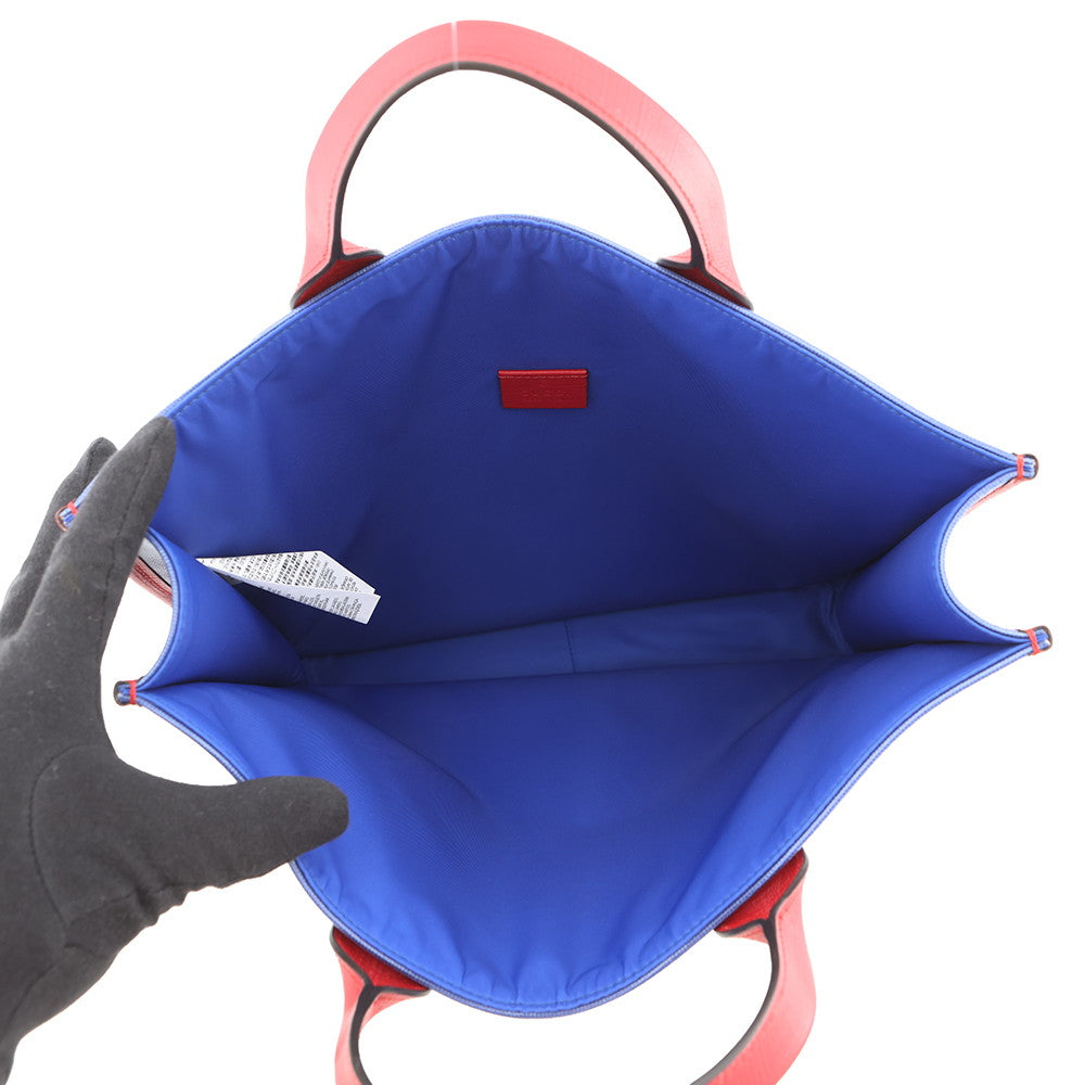 GUCCI Children's Tote Bag Blue/Red/Orange550763 PVC Coated Canvas