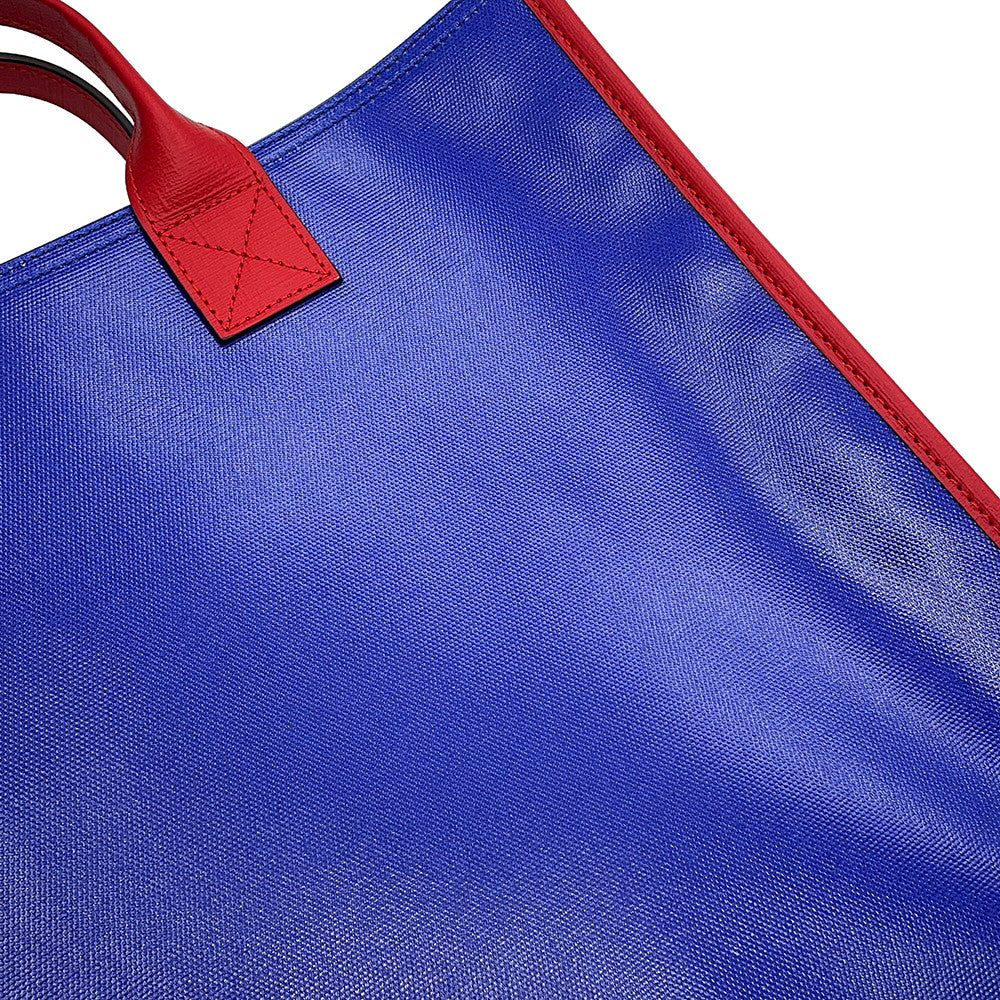 GUCCI Children's Tote Bag Blue/Red/Orange550763 PVC Coated Canvas