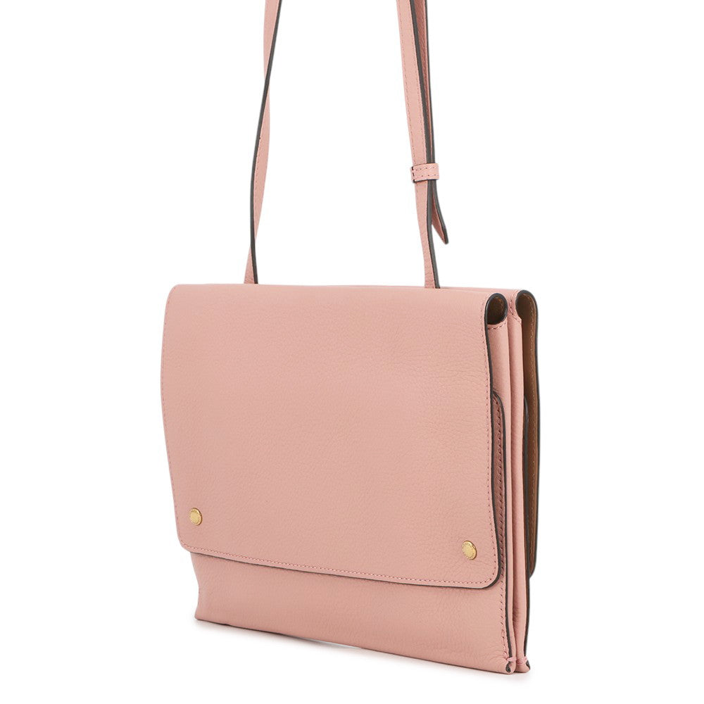 BURBERRY Double-faced Shoulder Bag Pink80055721 Leather