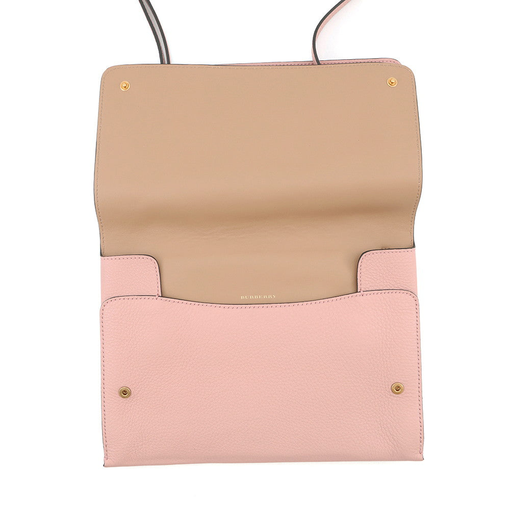 BURBERRY Double-faced Shoulder Bag Pink80055721 Leather