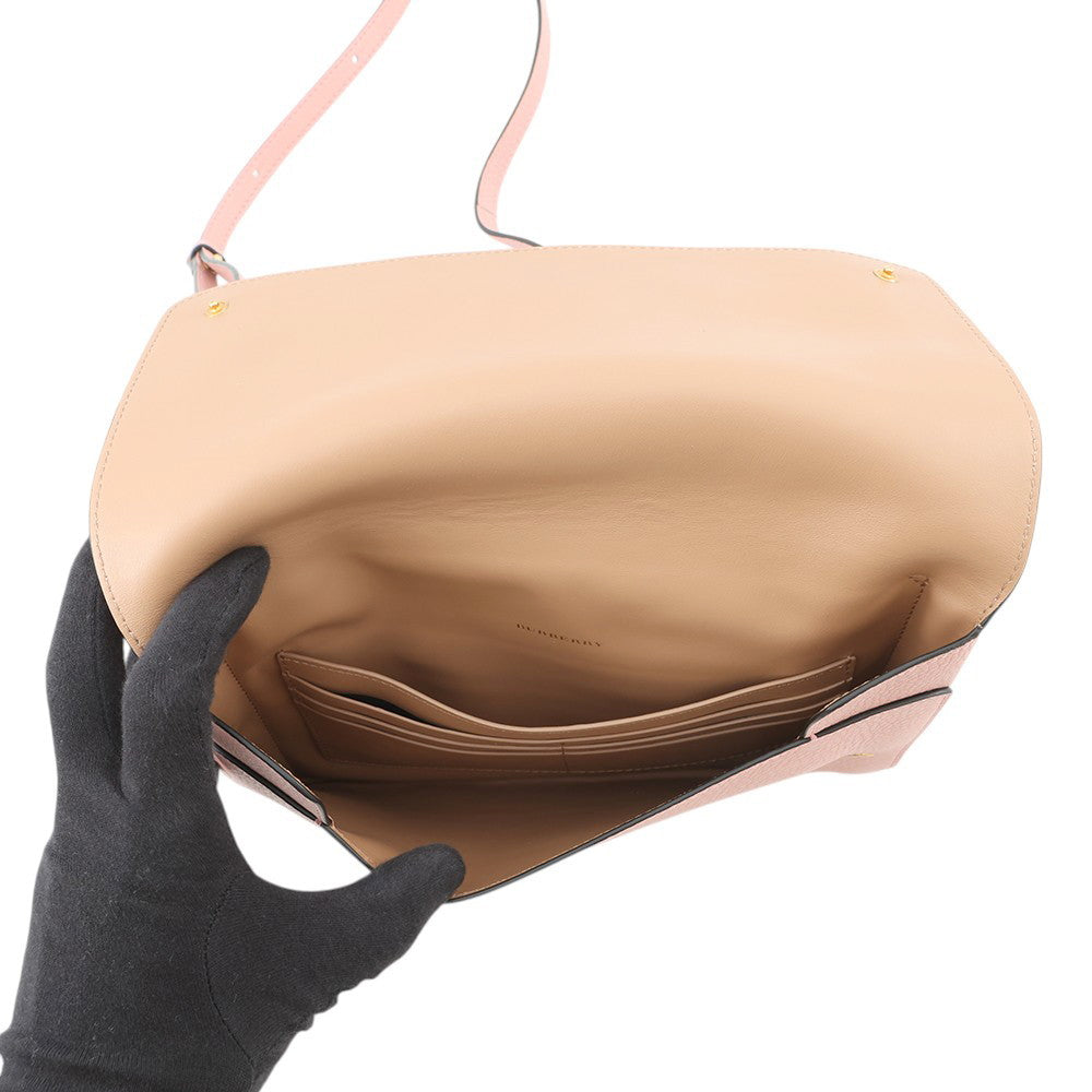 BURBERRY Double-faced Shoulder Bag Pink80055721 Leather
