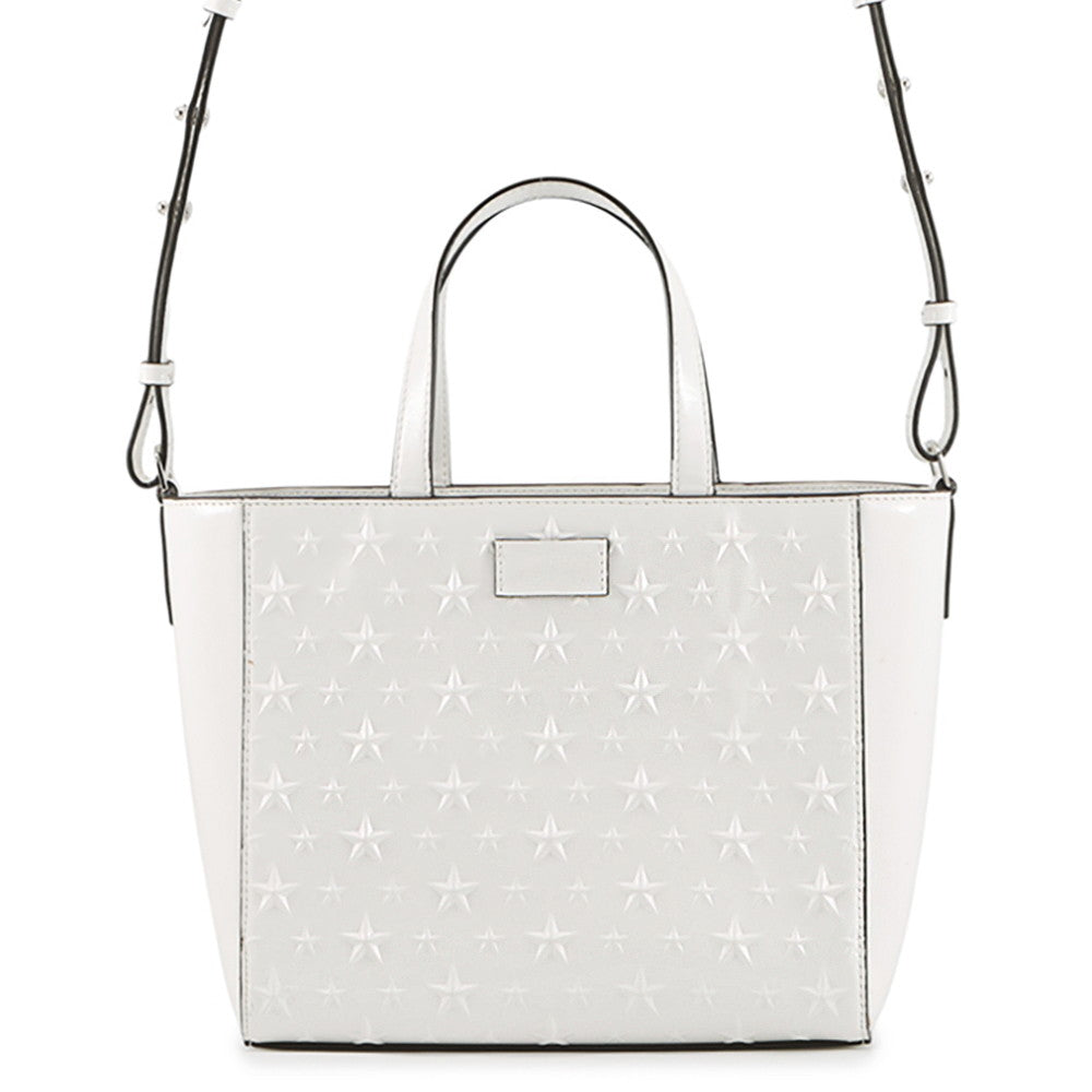 JIMMY CHOO Pegasus S 2WAY Bag White221PEGASI/S TOTE.WIQ Patent Leather