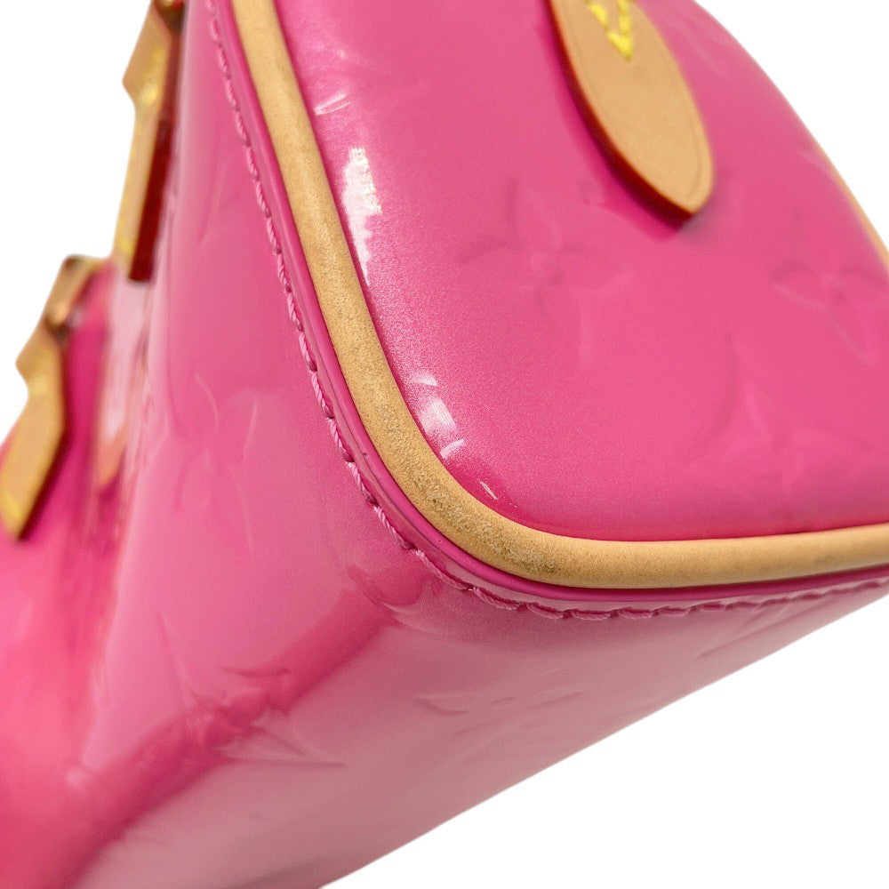 LOUIS VUITTON LVRemix Collection Nano Speedy Neon PinkM83273 Monogram Vernis Leather