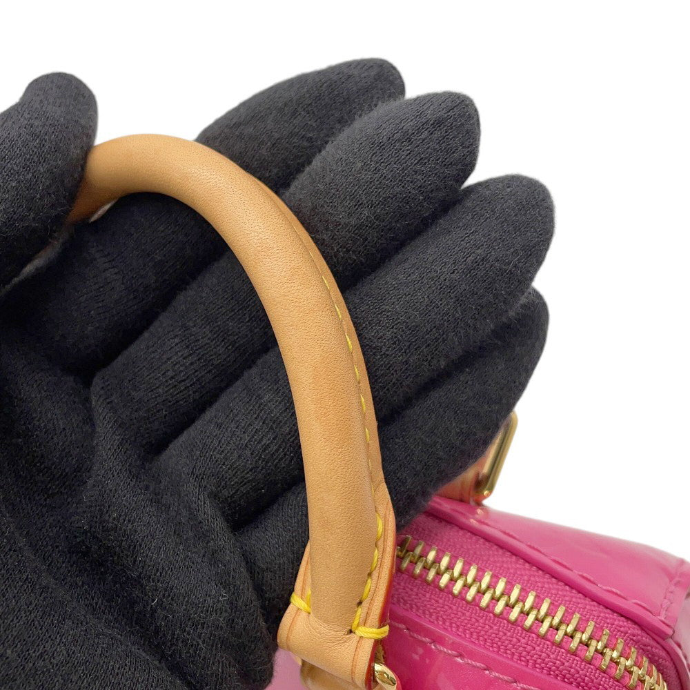 LOUIS VUITTON LVRemix Collection Nano Speedy Neon PinkM83273 Monogram Vernis Leather